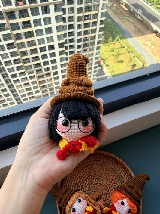 Handmade Crochet Harry Potter Keychain Collection