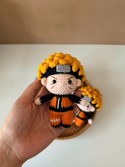 Handmade Crochet Naruto Keychain