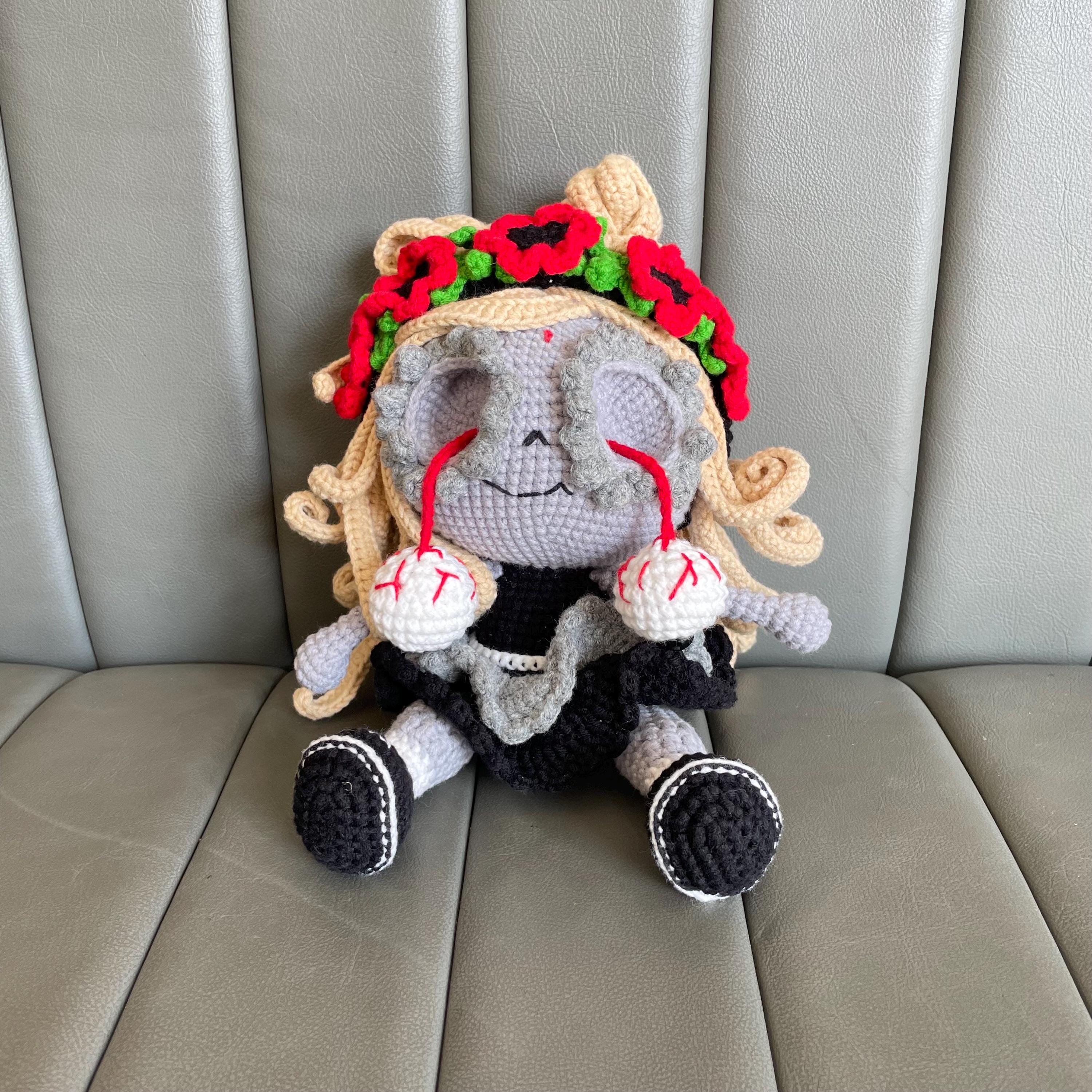 Handmade Crochet Halloween Zombie Doll