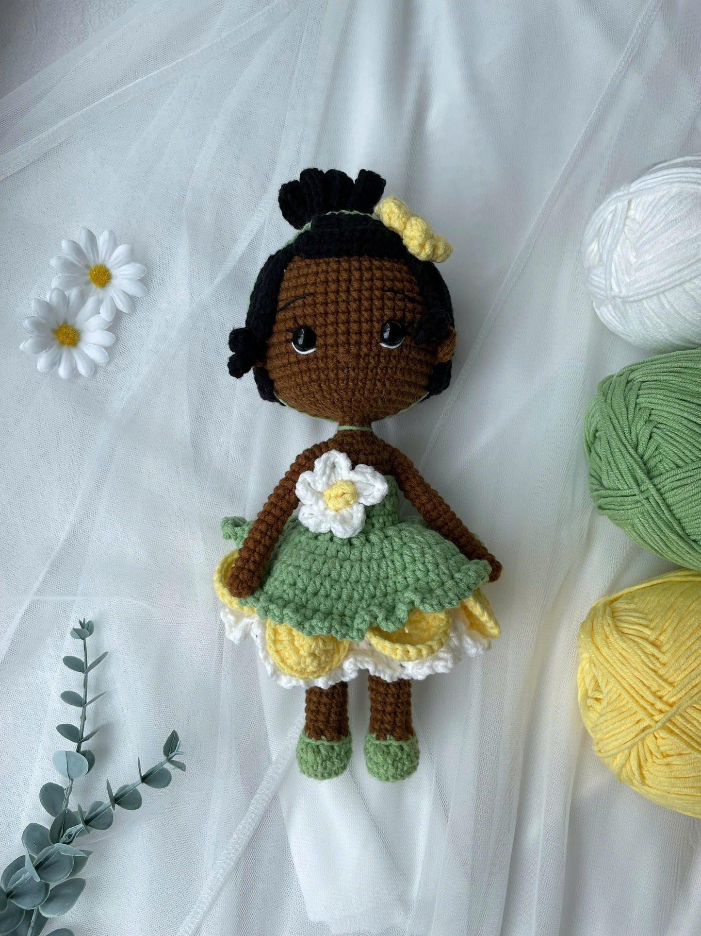 Handmade Crochet Tiana Princess Doll