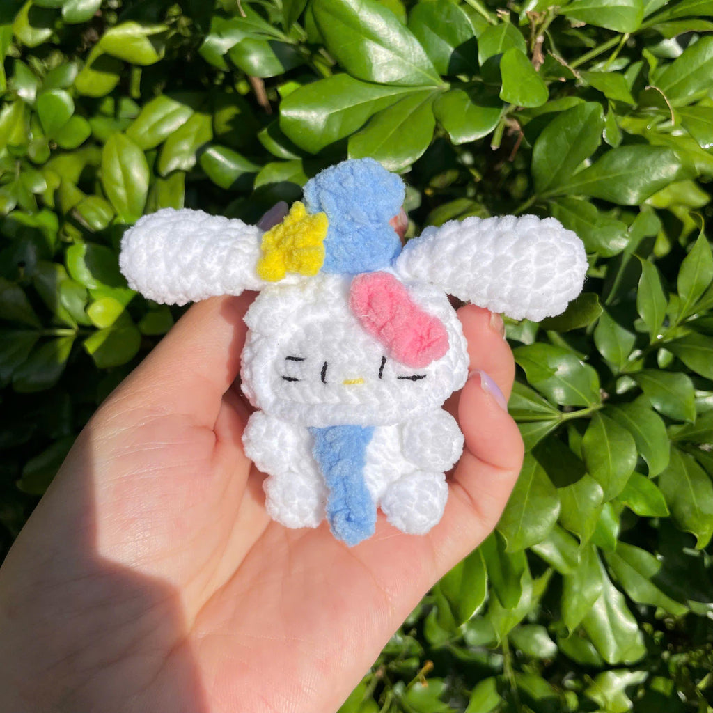 Handmade Crochet Hello Kitty Keychain
