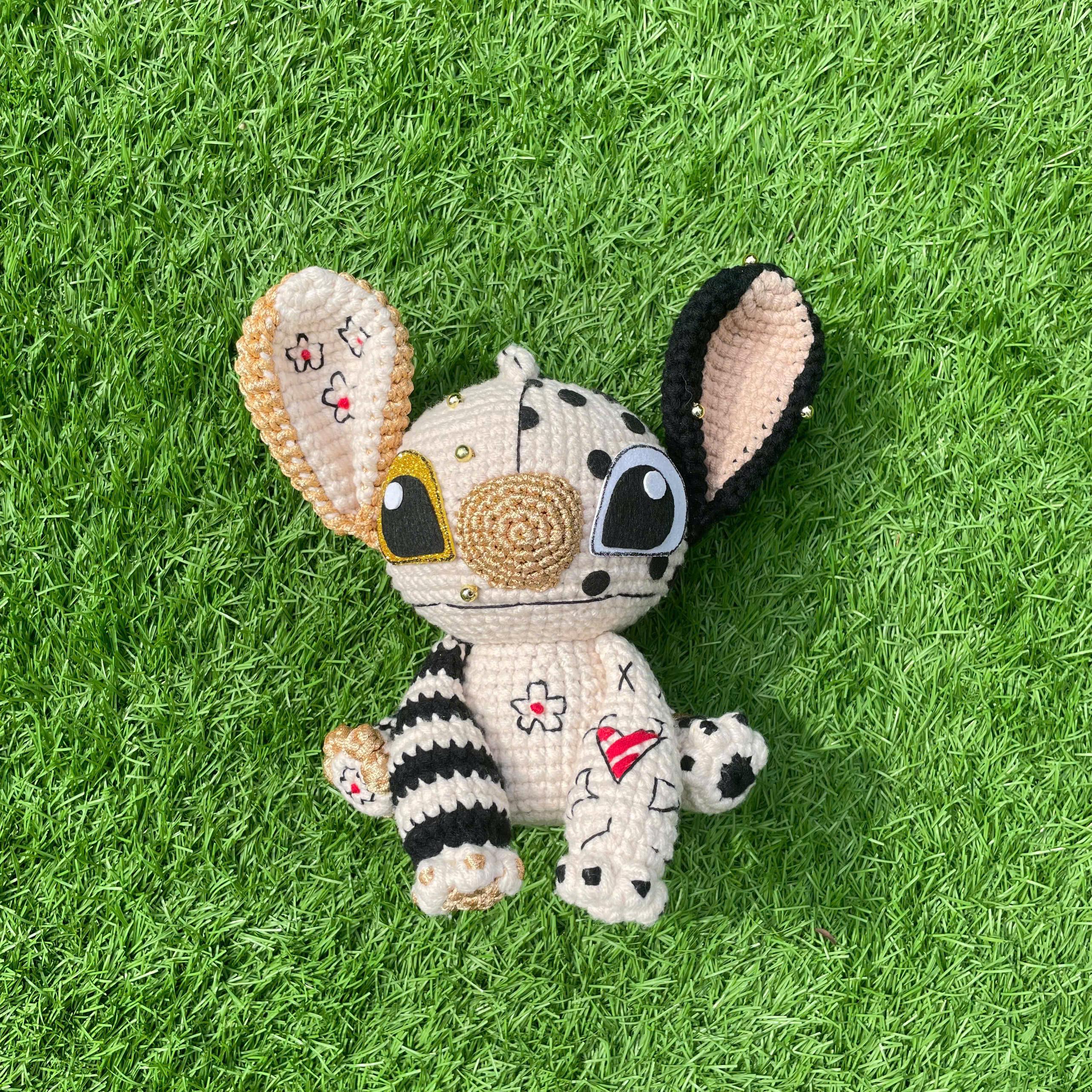 Handmade Crochet Stitch Plush - Lilo & Stitch Doll