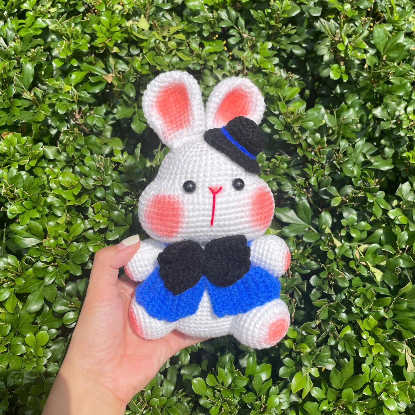Handmade Crochet Bunny Couple Plushies