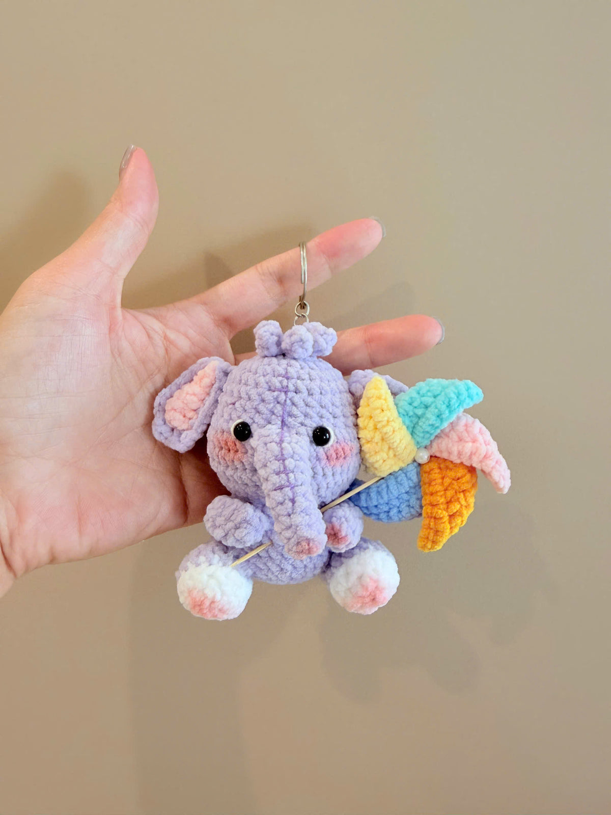 Crochet Winnie the Pooh Keychain
