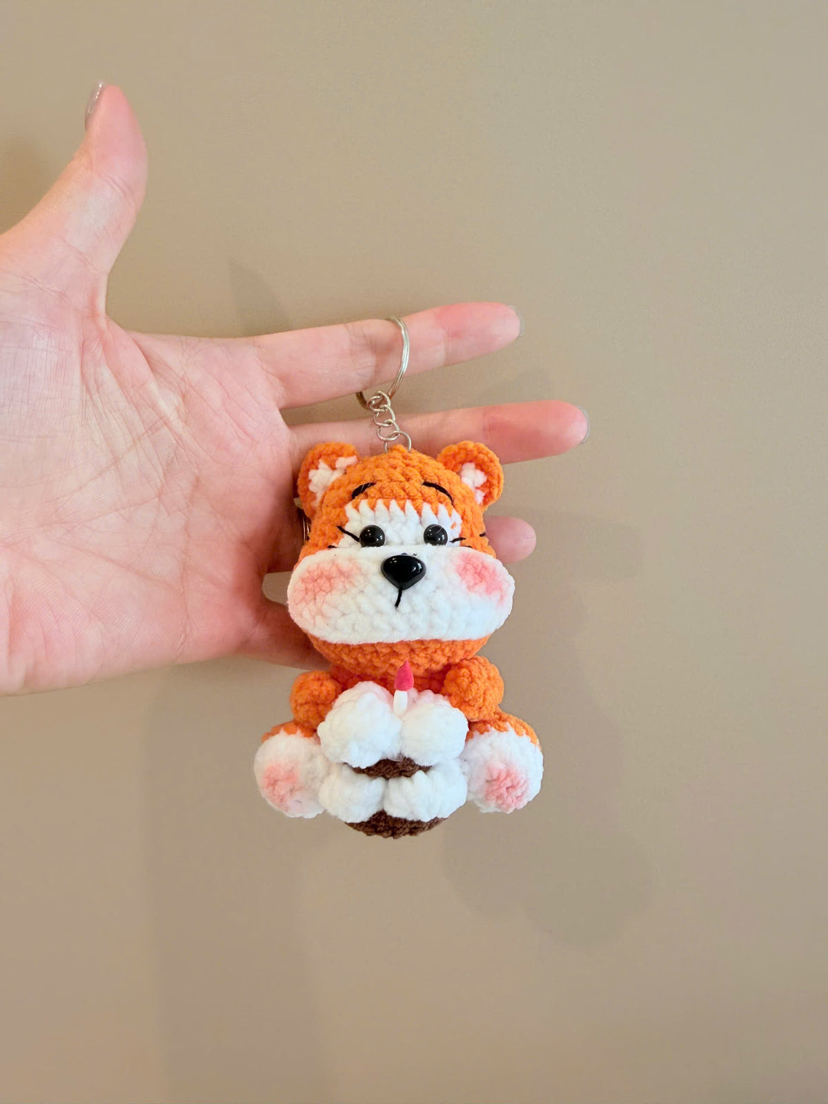 Crochet Winnie the Pooh Keychain