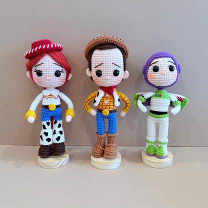 Handmade Crochet Toy Story Doll