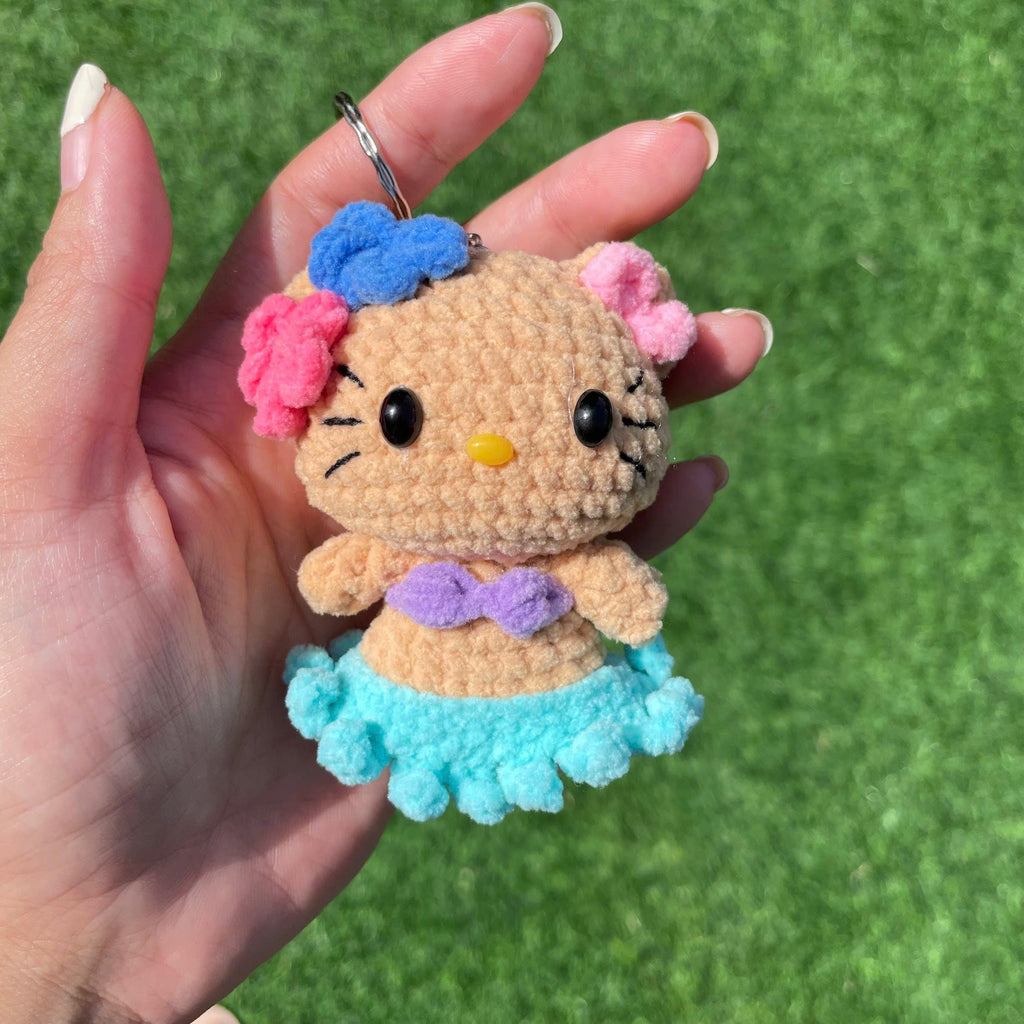 Crochet Hello Kitty in Bikini Keychain