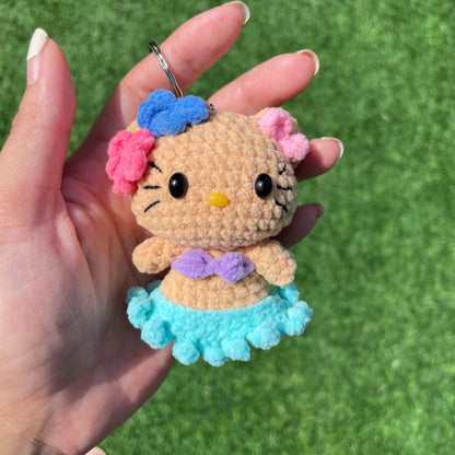 Crochet Hello Kitty in Bikini Keychain