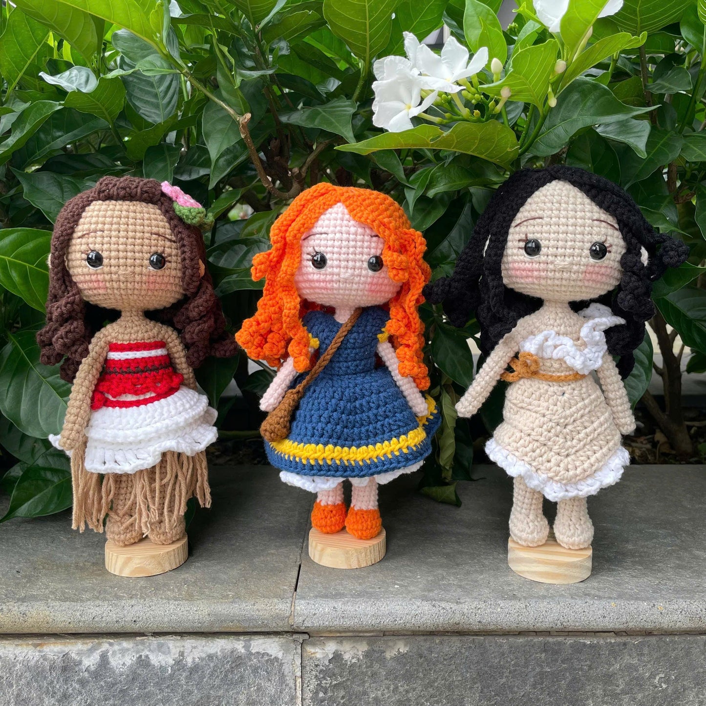 Handmade Crochet Merida Princess Doll