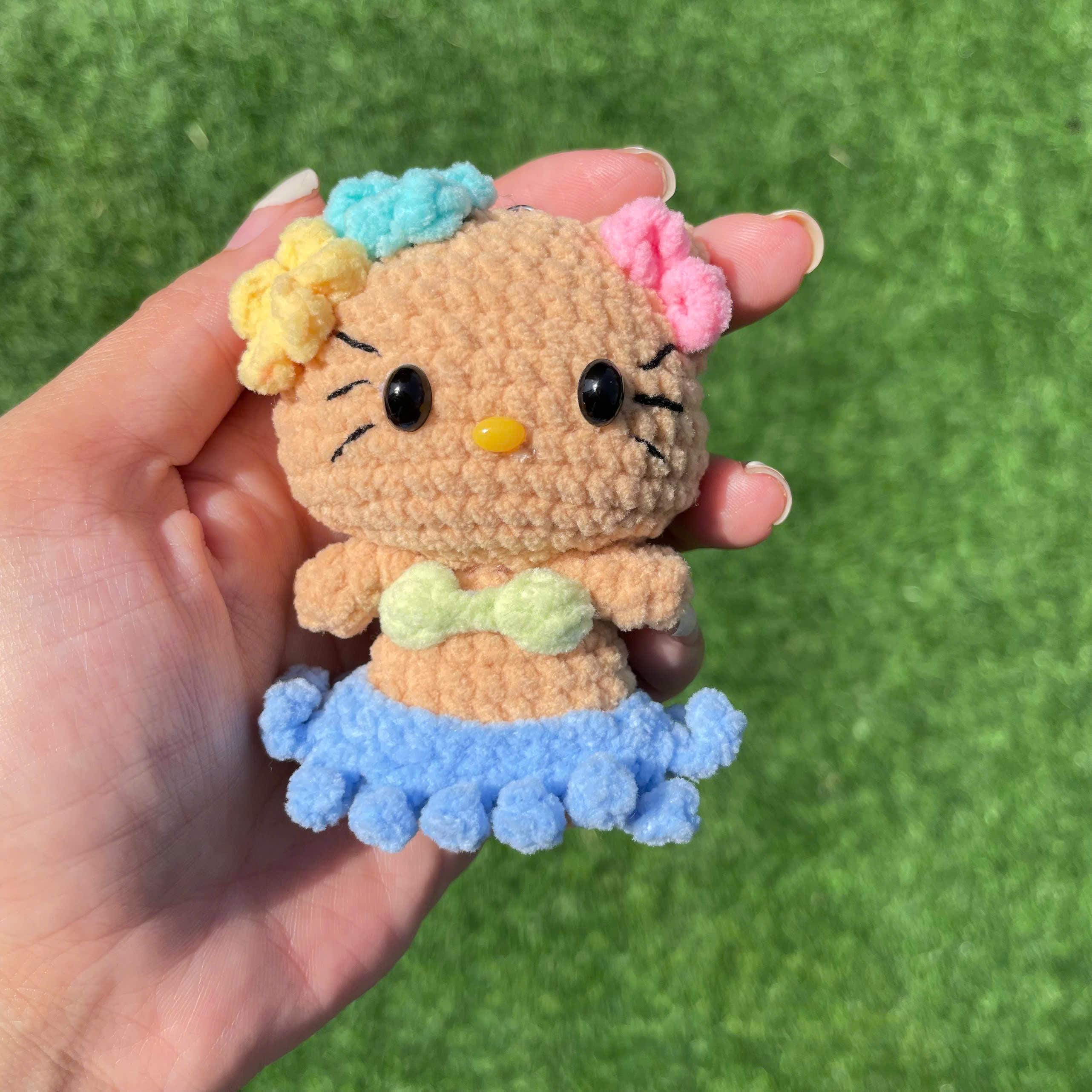 Crochet Hello Kitty in Bikini Keychain