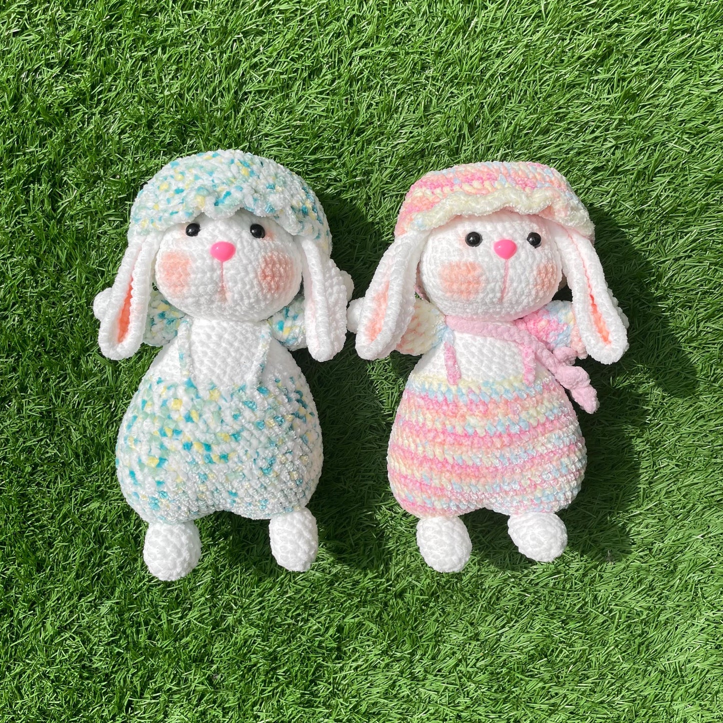 Handmade Crochet Big Bunny Plushies