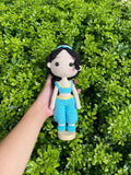 Handmade Crochet Jasmine Princess Aladdin Doll