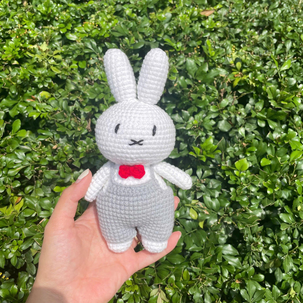 Handmade Crochet Wedding Bunny Couple Plushies
