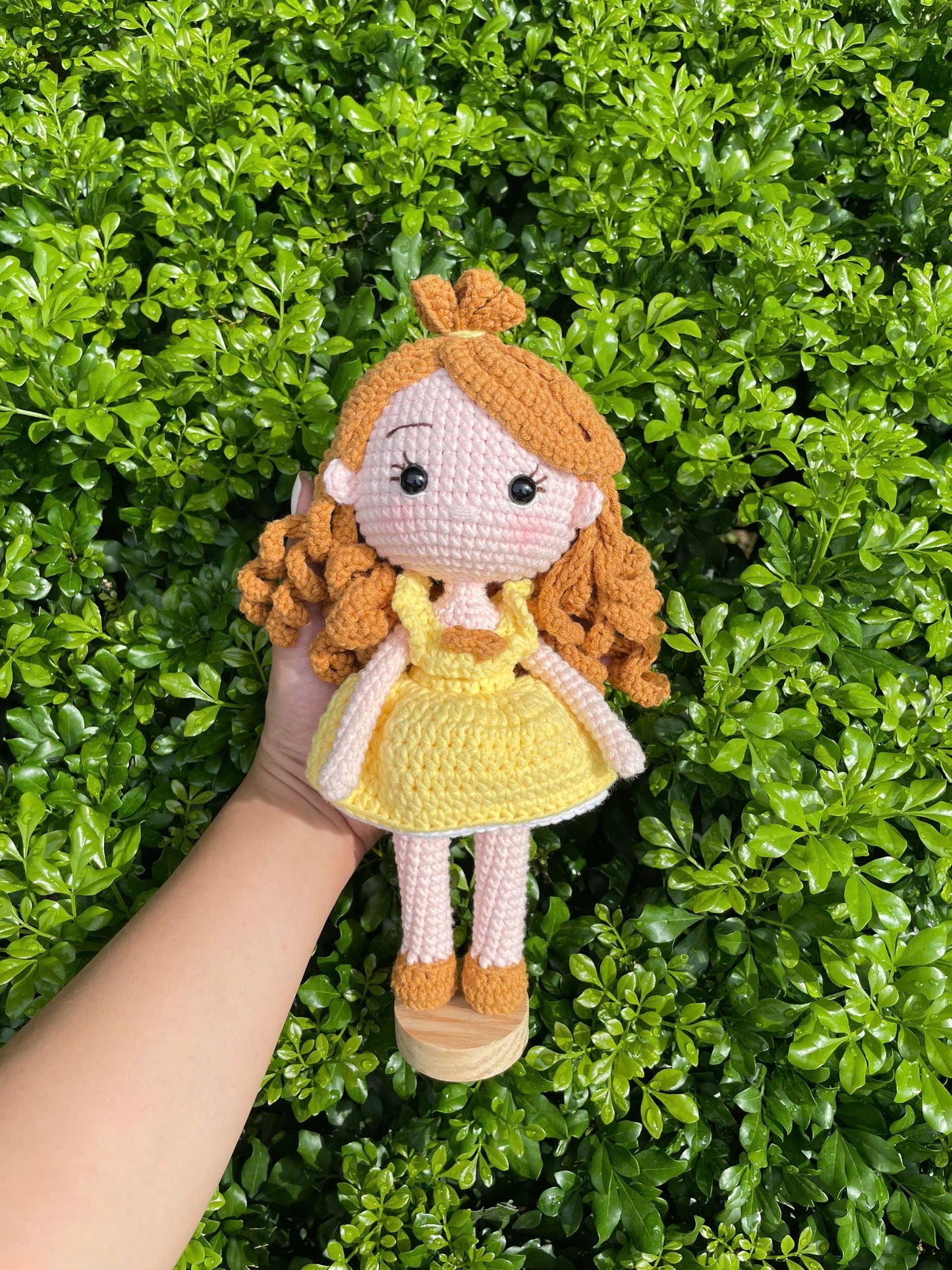 Handmade Crochet Belle Princess Beauty and the Beast Doll