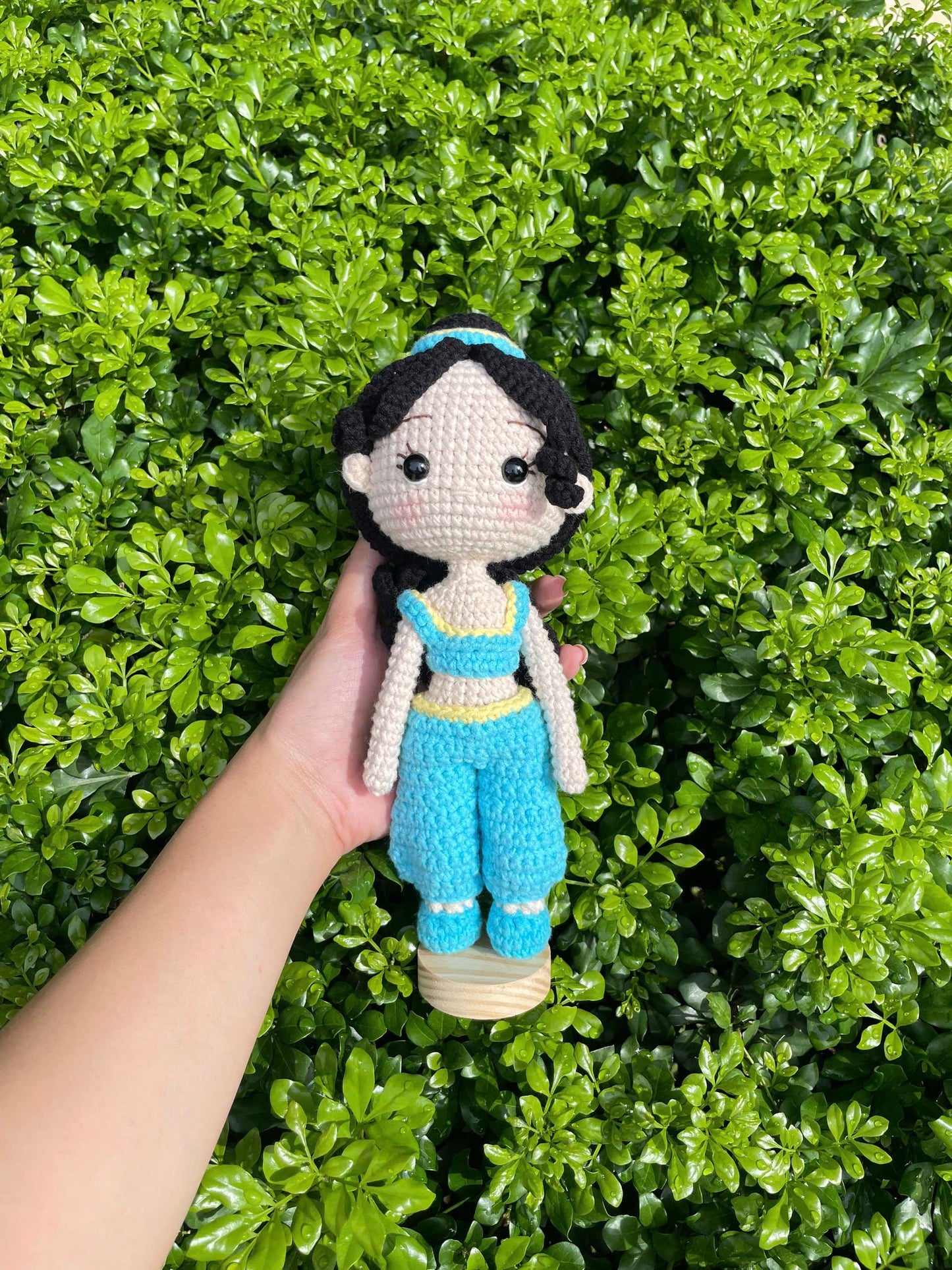 Handmade Crochet Cinderella Princess Doll
