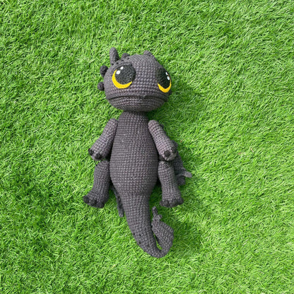 Handmade Crochet Toothless Night Fury Dragon Plush