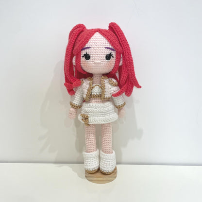 Handmade Crochet Huntrix Doll, KPop Demon Hunters