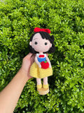 Handmade Crochet Snow White Princess Doll