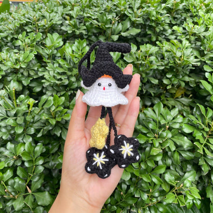 Handmade Crochet Spooky Halloween Car Hanging