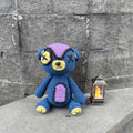 Handmade Crochet Halloween Creepy Bear Plush