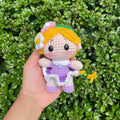 Handmade Crochet Rapunzel Princess Keychain