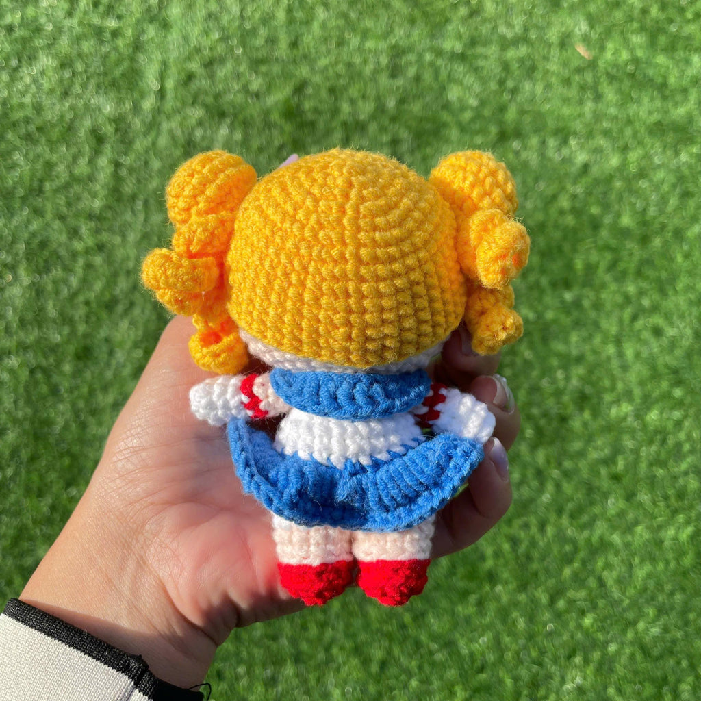 Handmade Crochet Sailor Moon Keychain