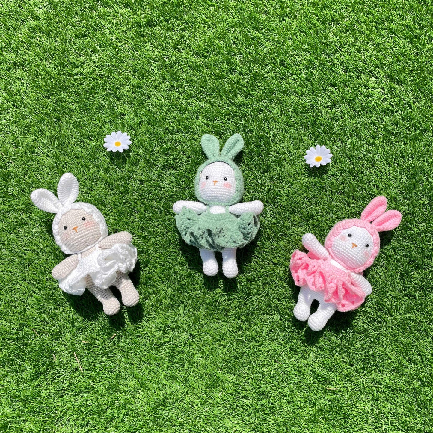 Handmade Crochet Bunny Rabbit Plush