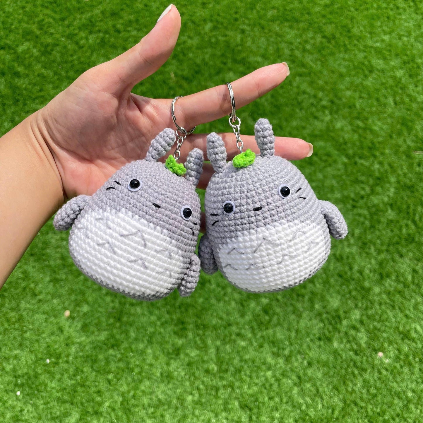 Handmade Crochet Ghibli Totoro Keychain