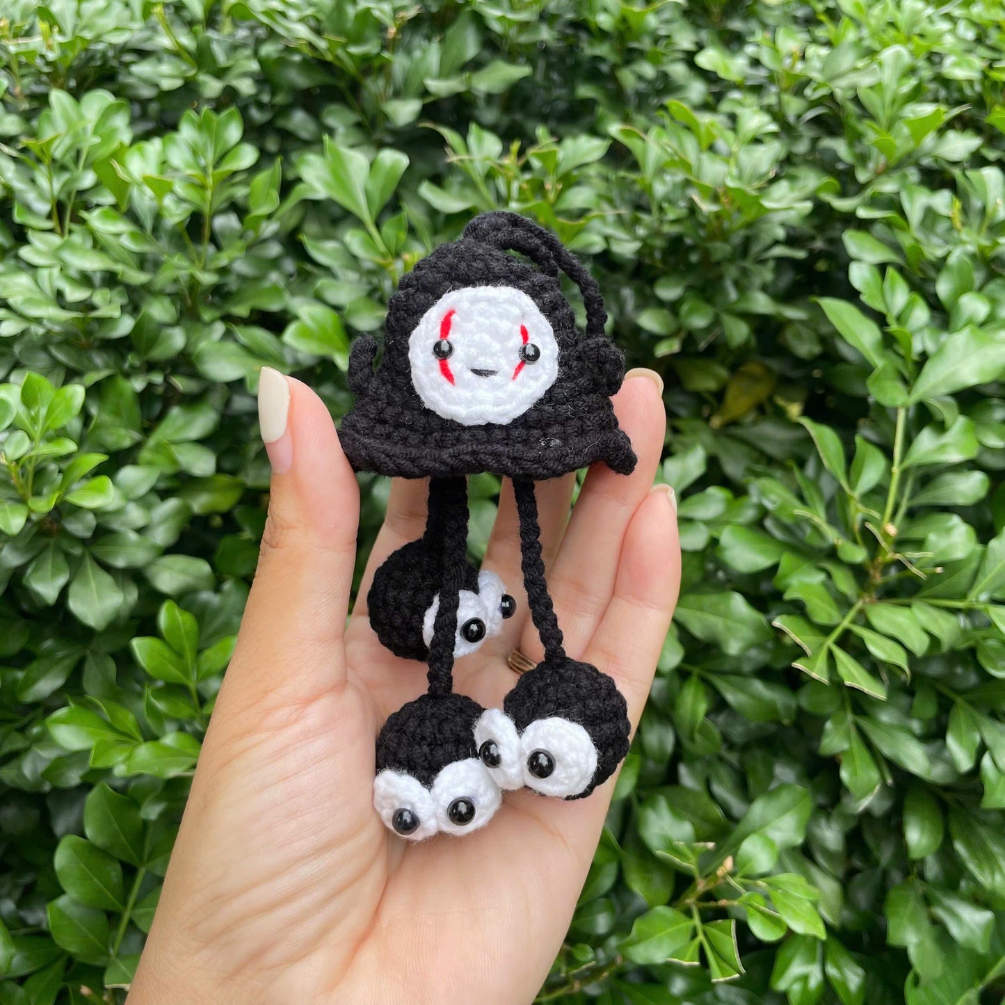 Handmade Crochet Spooky Halloween Car Hanging