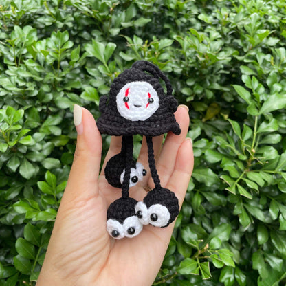 Handmade Crochet Spooky Halloween Car Hanging