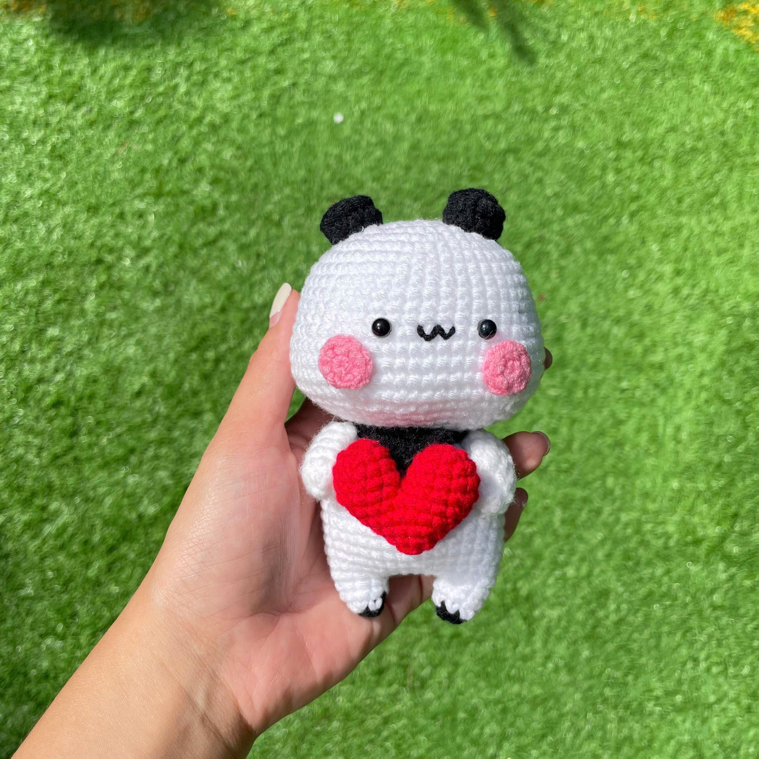 Crochet Bear Couple Plushies