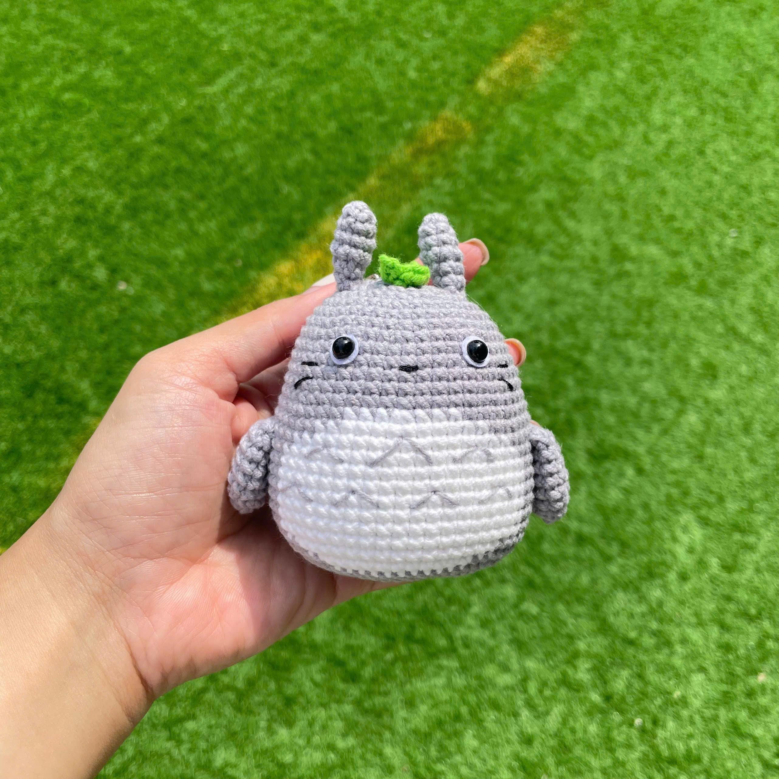 Handmade Crochet Ghibli Totoro Keychain