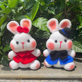 Handmade Crochet Bunny Couple Plushies