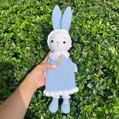Handmade Crochet Bunny Couple Plushies