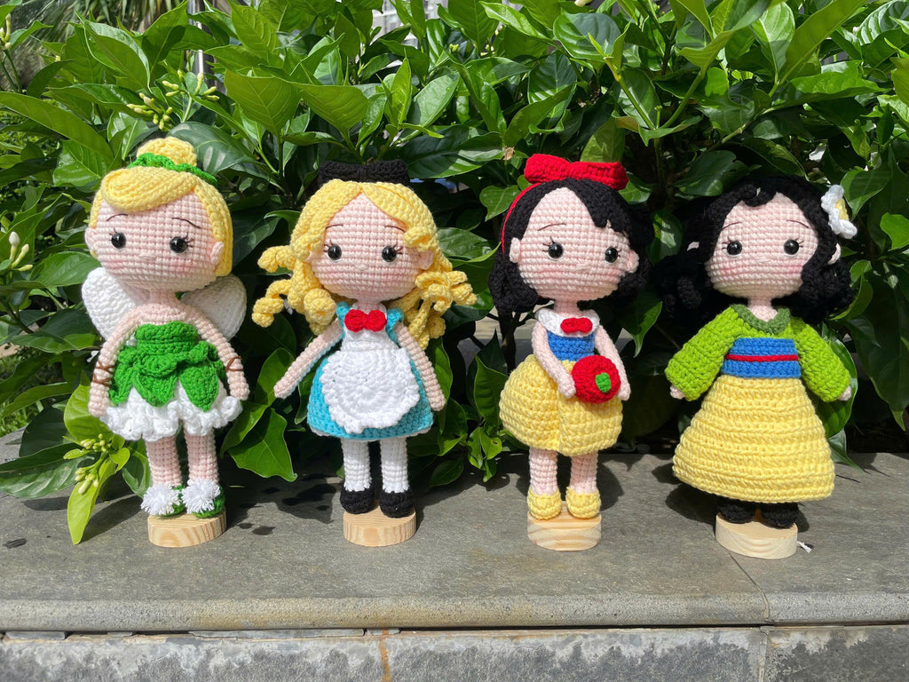 Handmade Crochet Cinderella Princess Doll