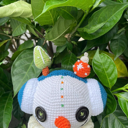 Handmade Crochet Creepy Clown Ice Cream Plush