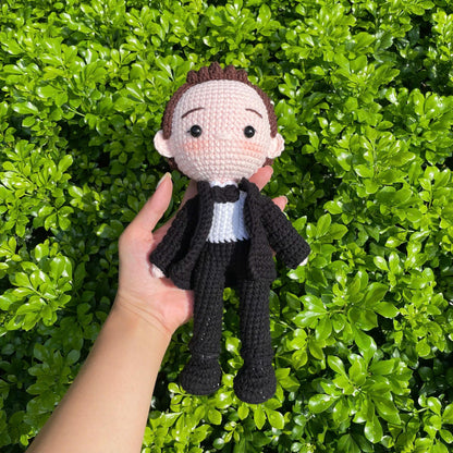 Handmade Crochet Wedding Couple - Bride and Groom Dolls