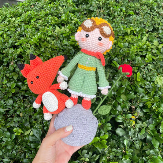 Handmade Crochet Little Prince Doll