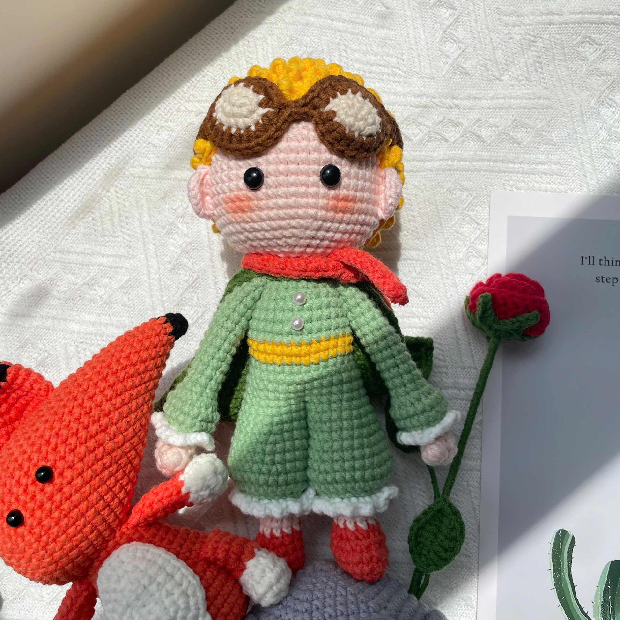 Handmade Crochet Little Prince Doll