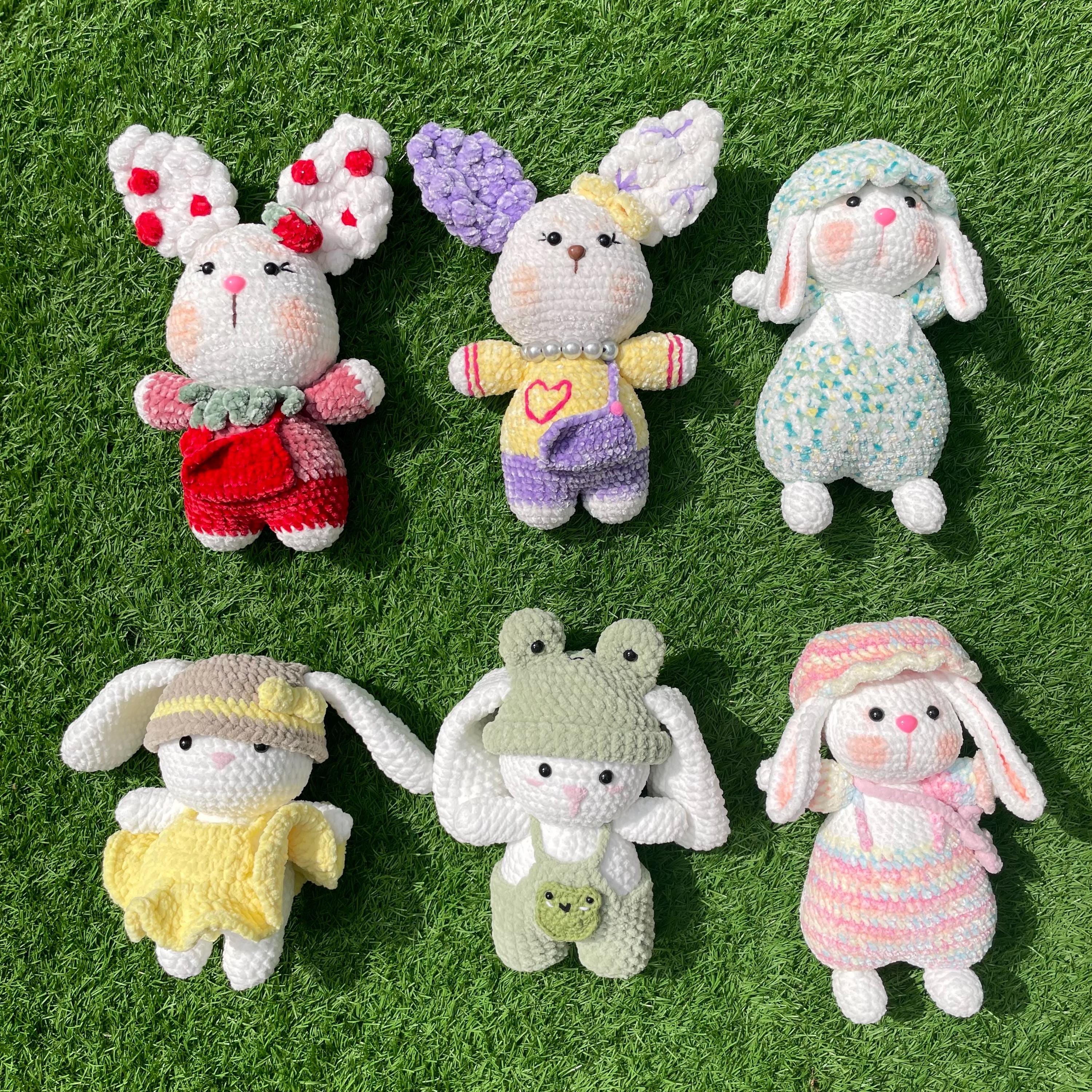 Handmade Crochet Big Bunny Plushies