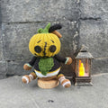 Handmade Crochet Halloween Pumpkin Doll