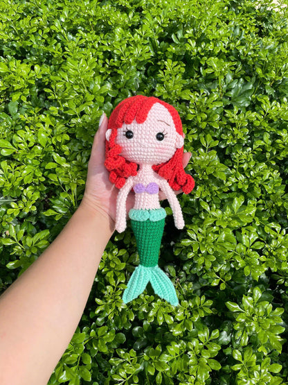 Handmade Crochet Cinderella Princess Doll