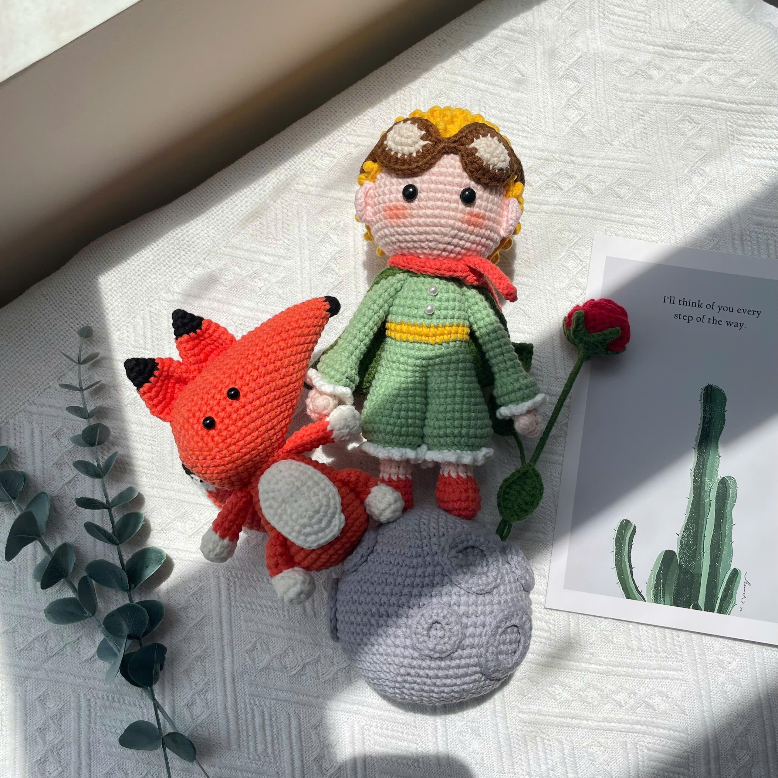 Handmade Crochet Little Prince Doll