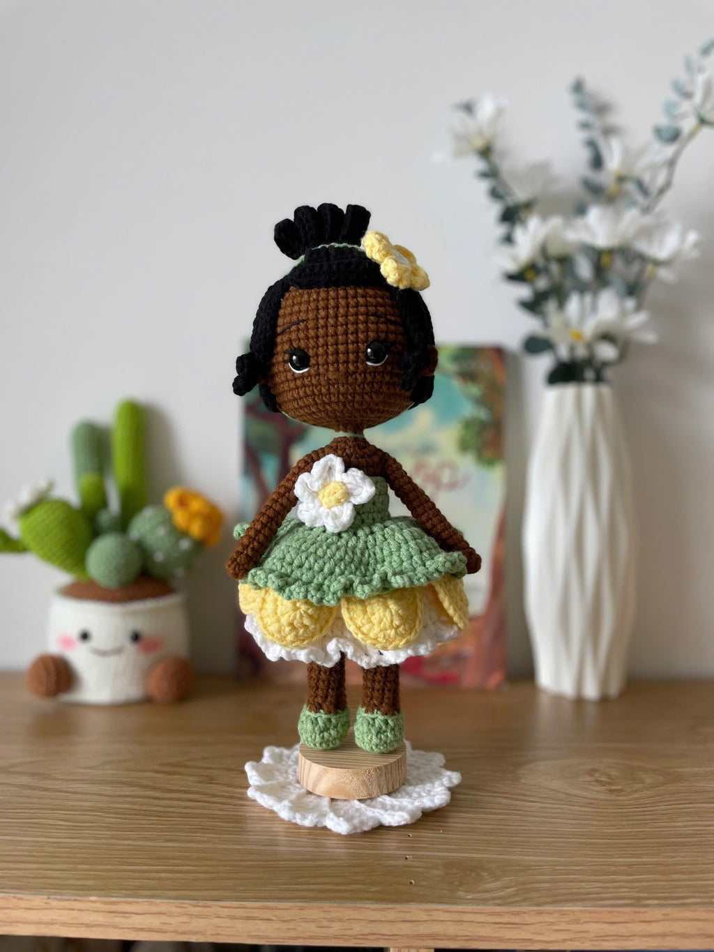 Handmade Crochet Tiana Princess Doll