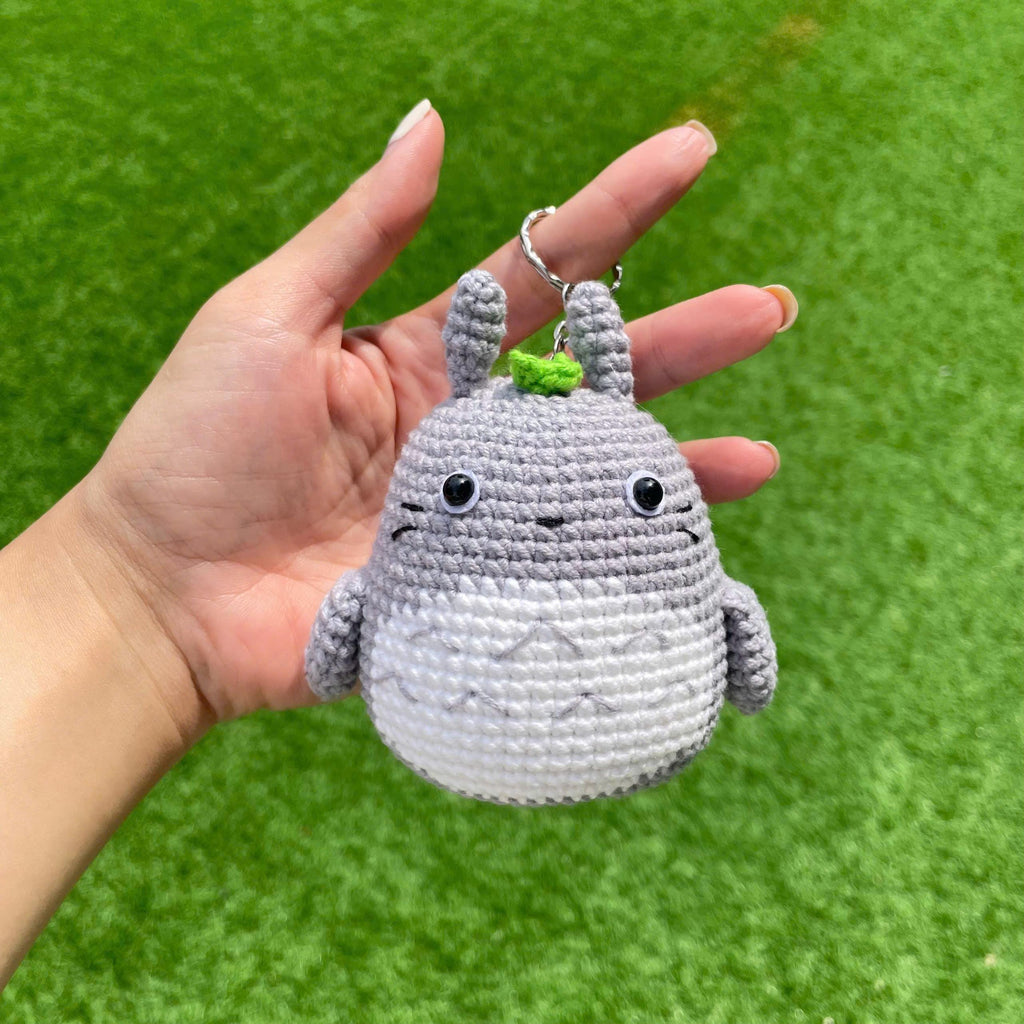 Handmade Crochet Ghibli Totoro Keychain