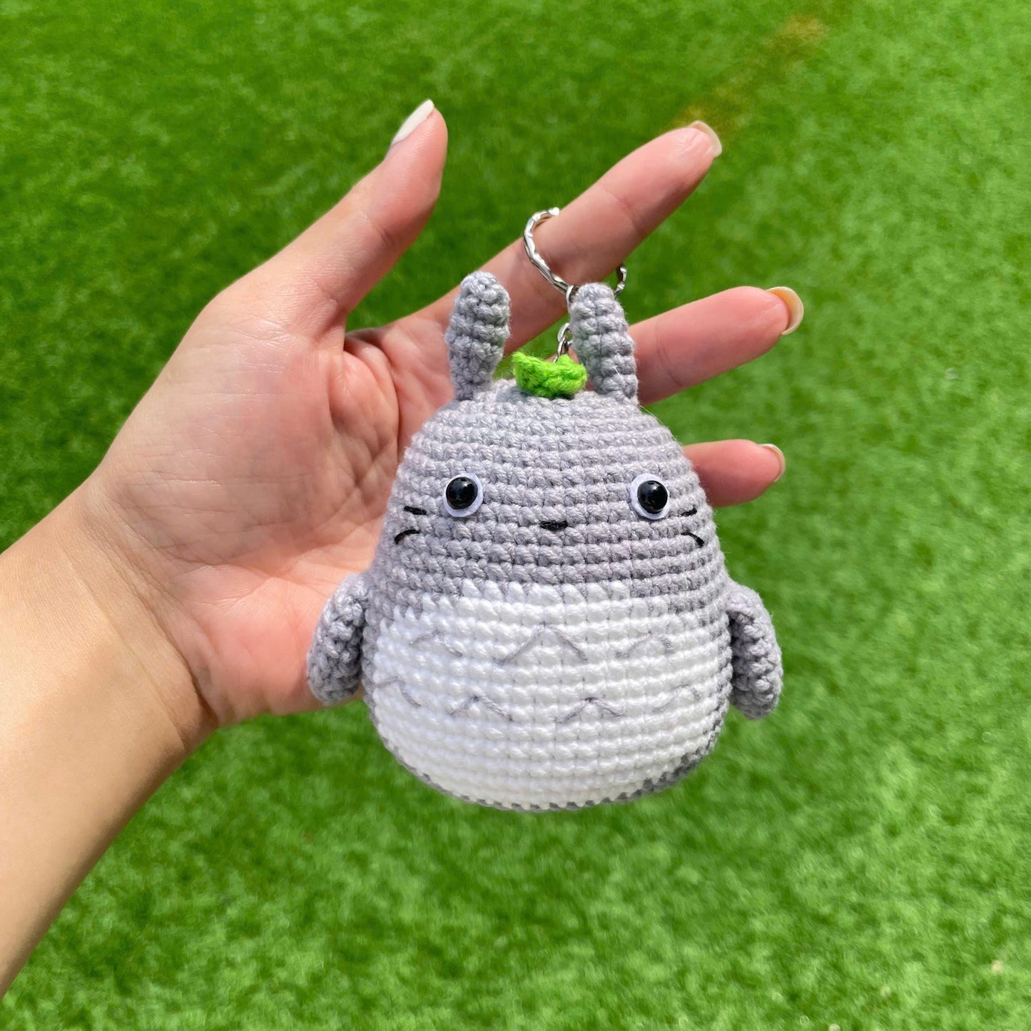 Handmade Crochet Ghibli Totoro Keychain
