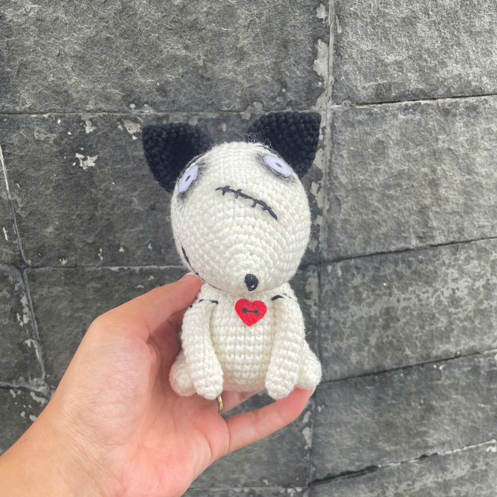 Handmade Crochet Sparky Dog Plush