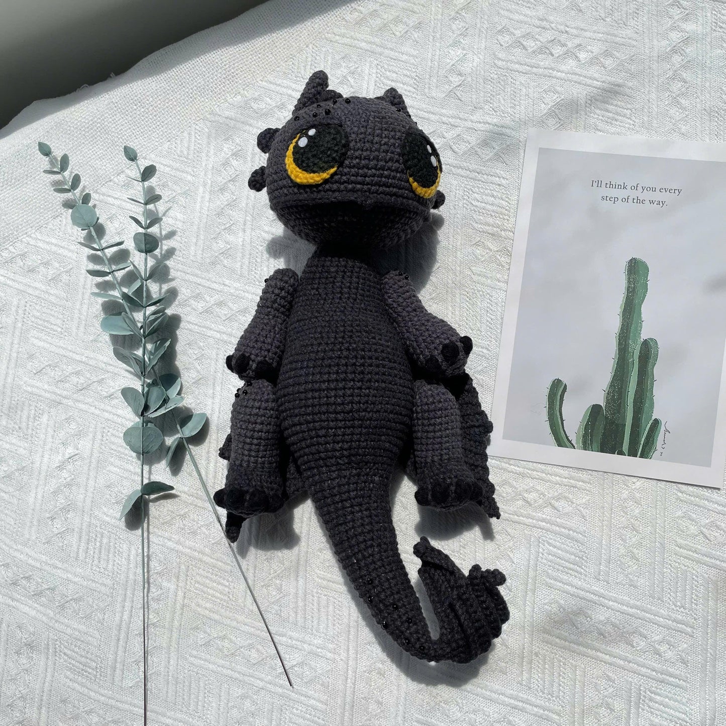 Handmade Crochet Toothless Night Fury Dragon Plush