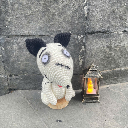 Handmade Crochet Sparky Dog Plush