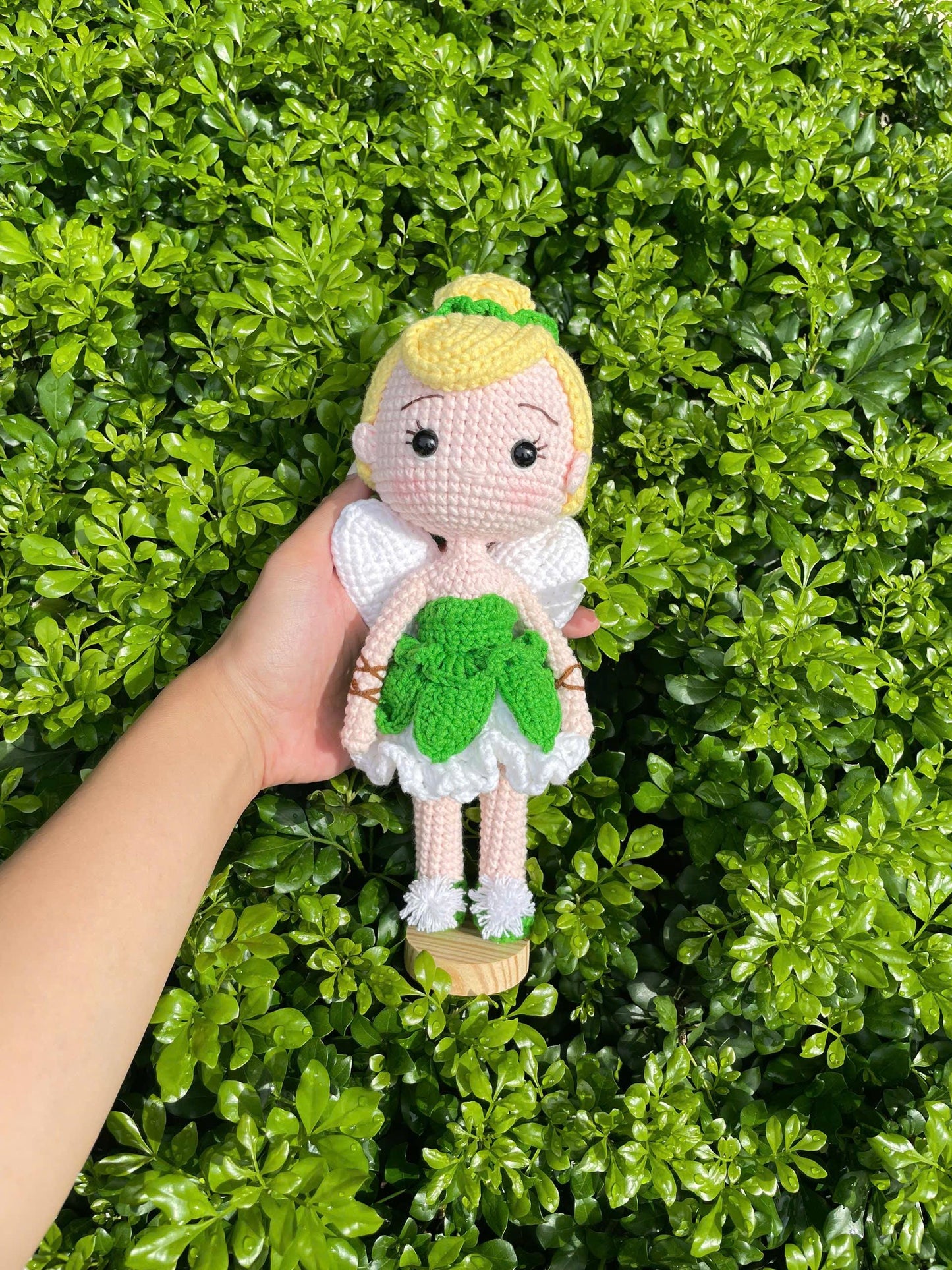 Handmade Crochet Tinker Bell Doll